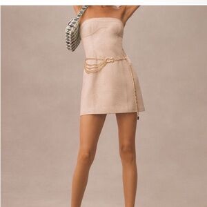 Significant Other Tan Strapless Dress size 6